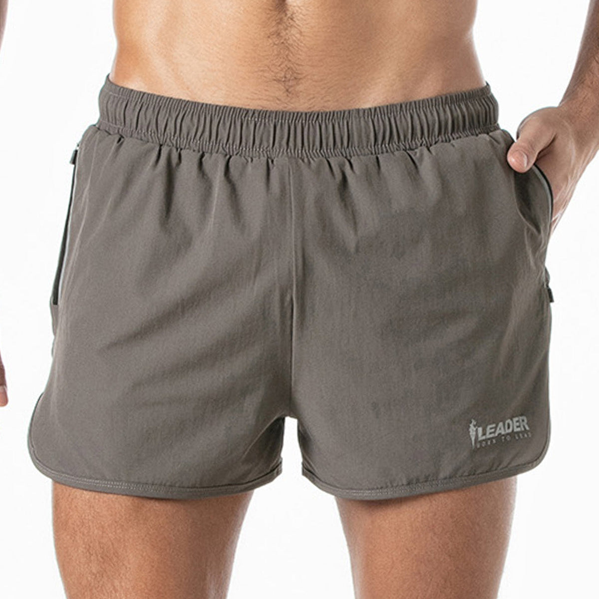 Taupe Sports Gym Shorts – Men's Workout Shorts