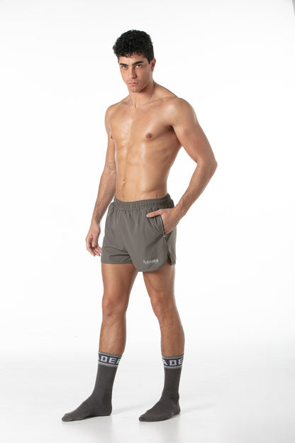 Taupe Sports Gym Shorts – Men's Workout Shorts