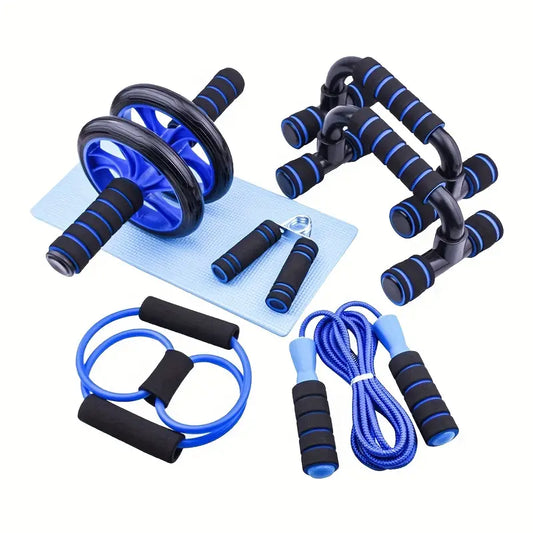 7-Piece Fitness Equipment Set for Home Workouts
