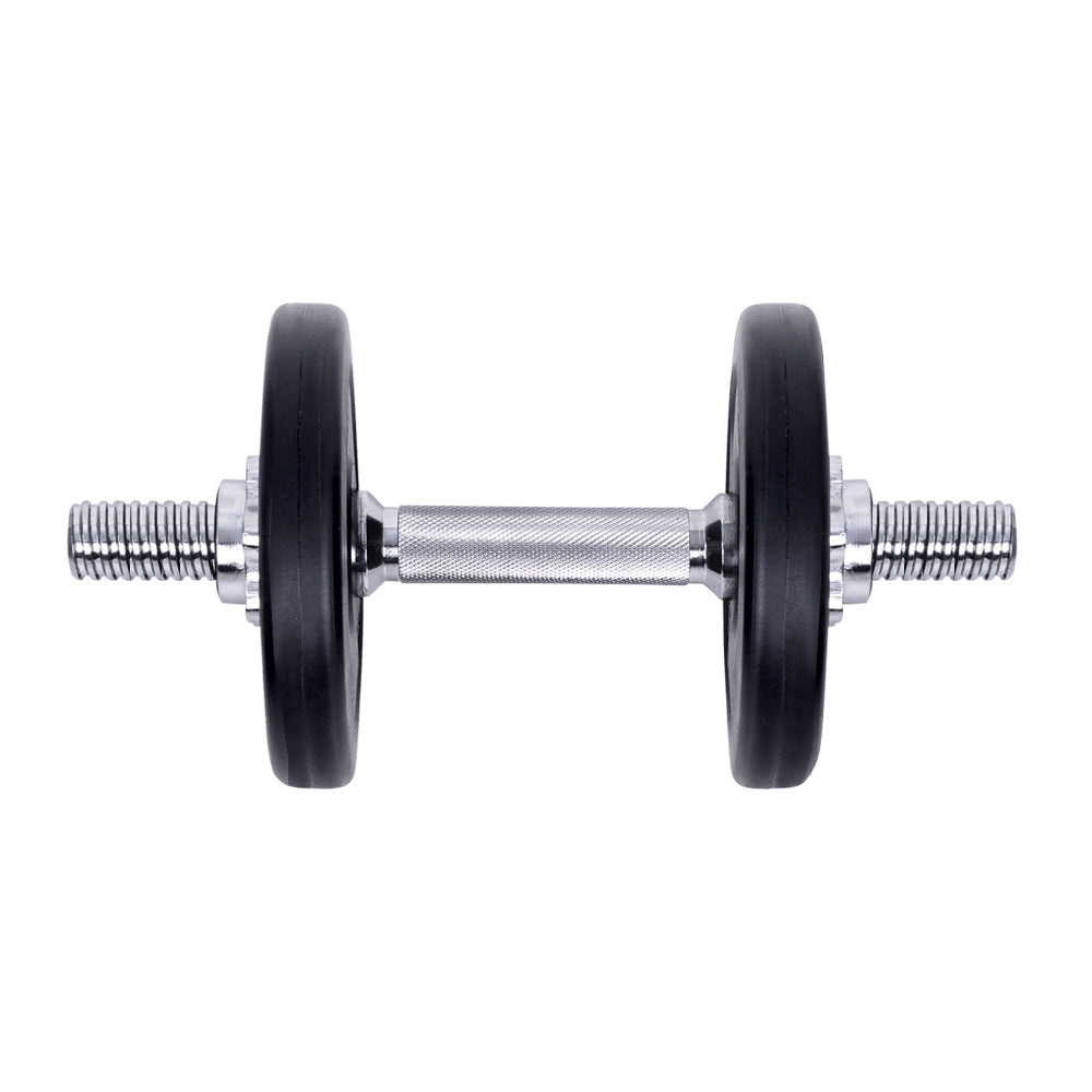 NNEDSZ 10kg Dumbbell Set – Weight Plates & Bench