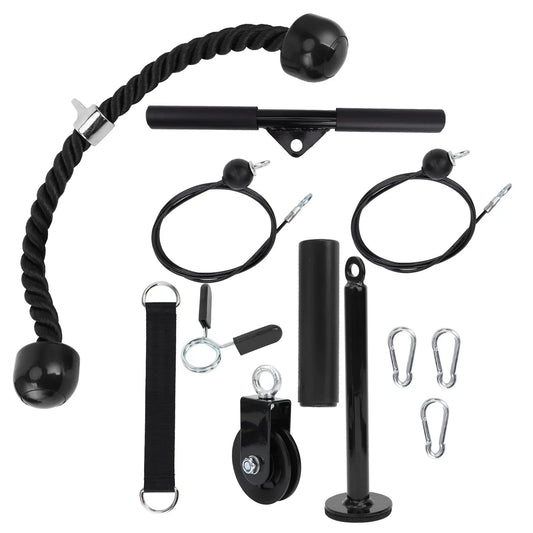 Fitness Pulley System for Home Gym Strength Training