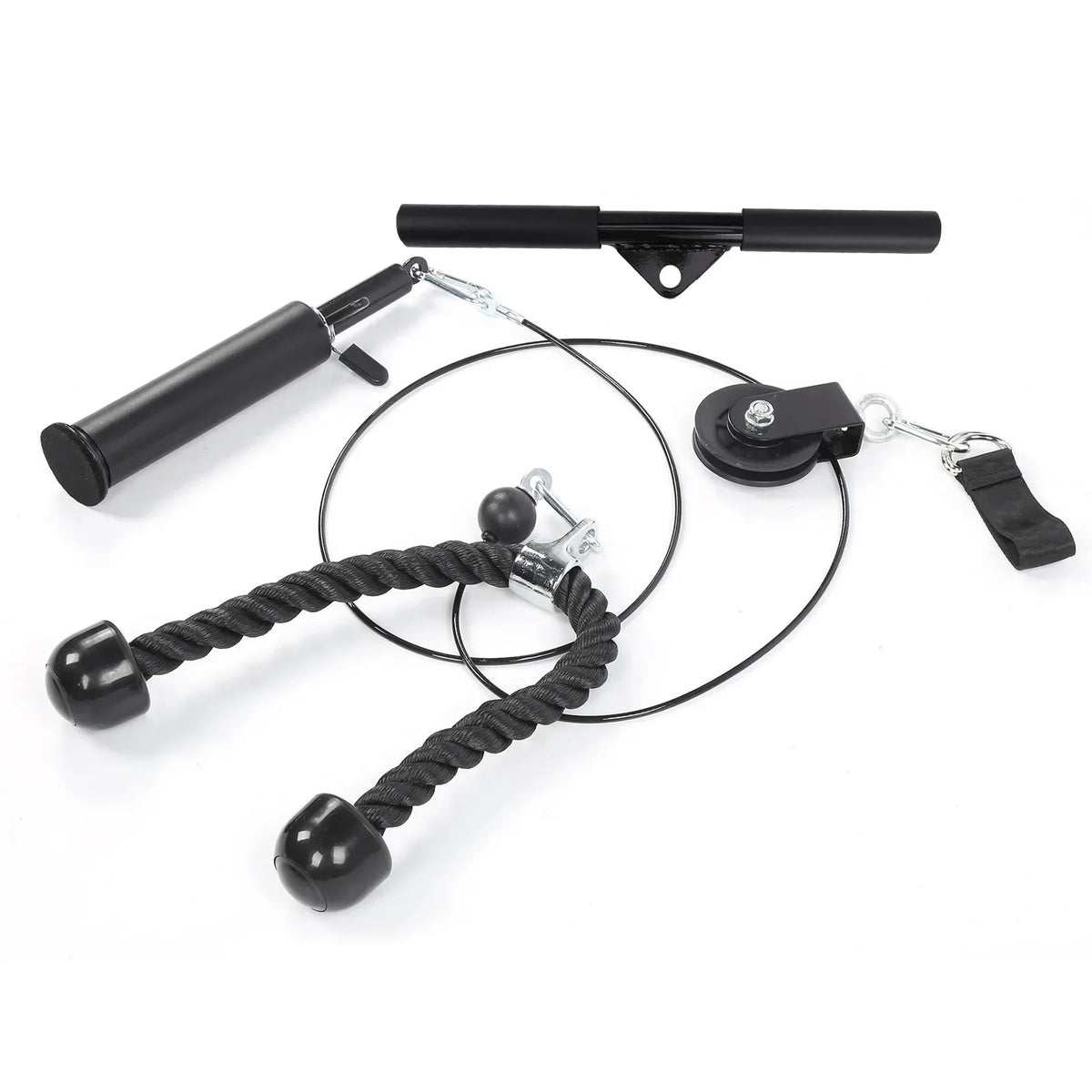 Fitness Pulley System for Home Gym Strength Training