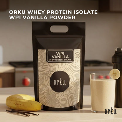Orku 5kg Whey Protein Isolate WPI Vanilla Powder