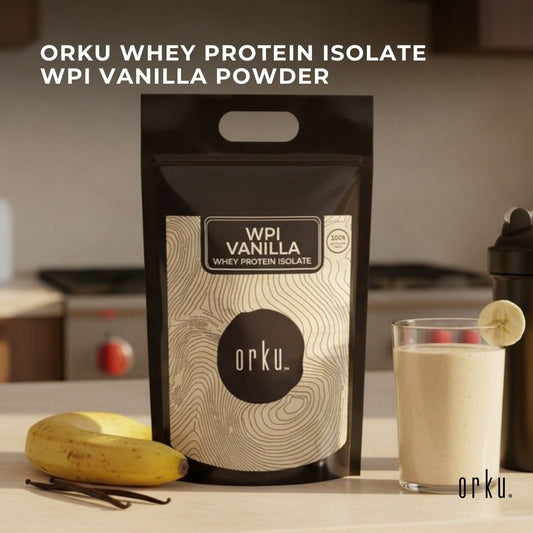 Orku 5kg Whey Protein Isolate WPI Vanilla Powder