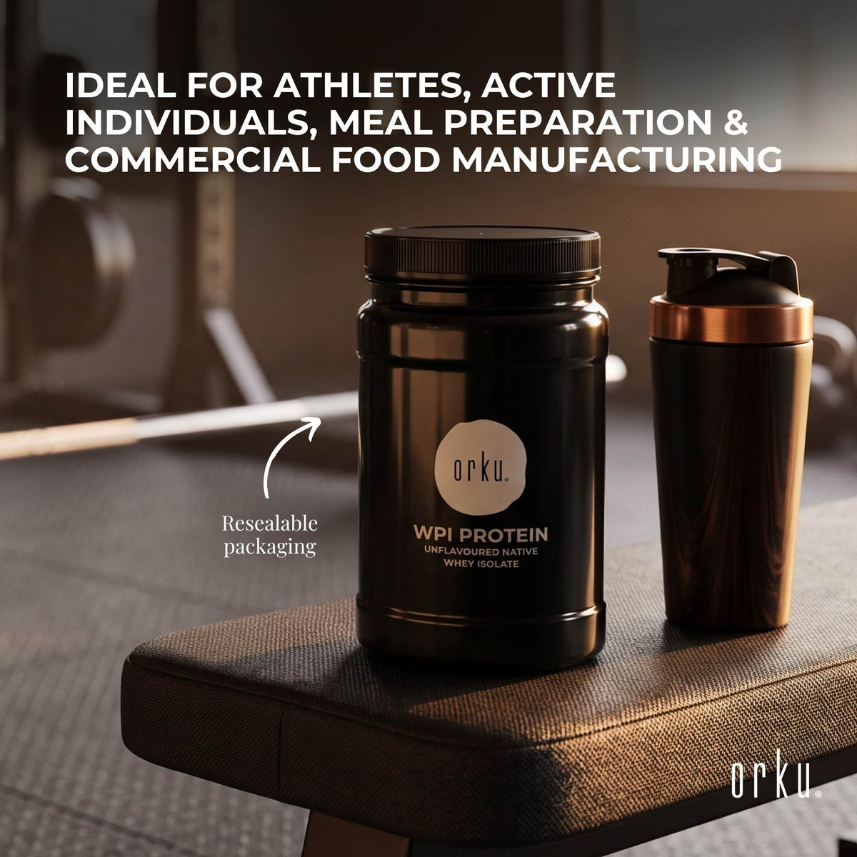Orku Whey Protein Isolate WPI 90% Unflavoured