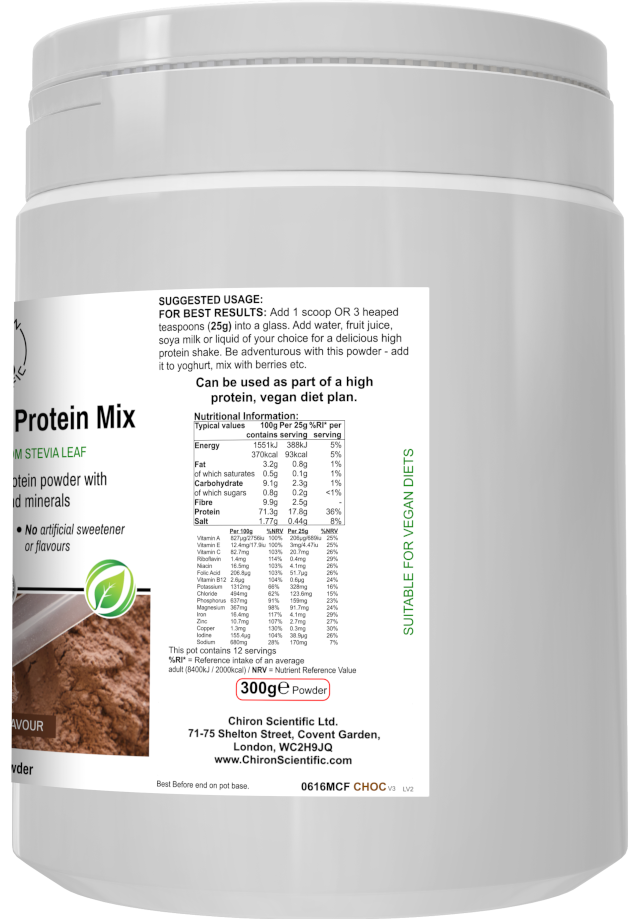 Chocolate Whey Protein Mix for Fitness