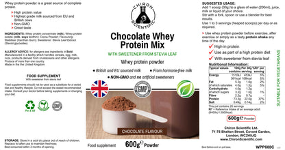 Chocolate Whey Protein Mix for Fitness