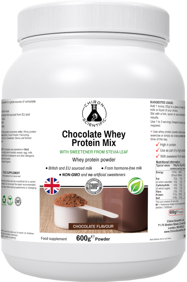Chocolate Whey Protein Mix for Fitness