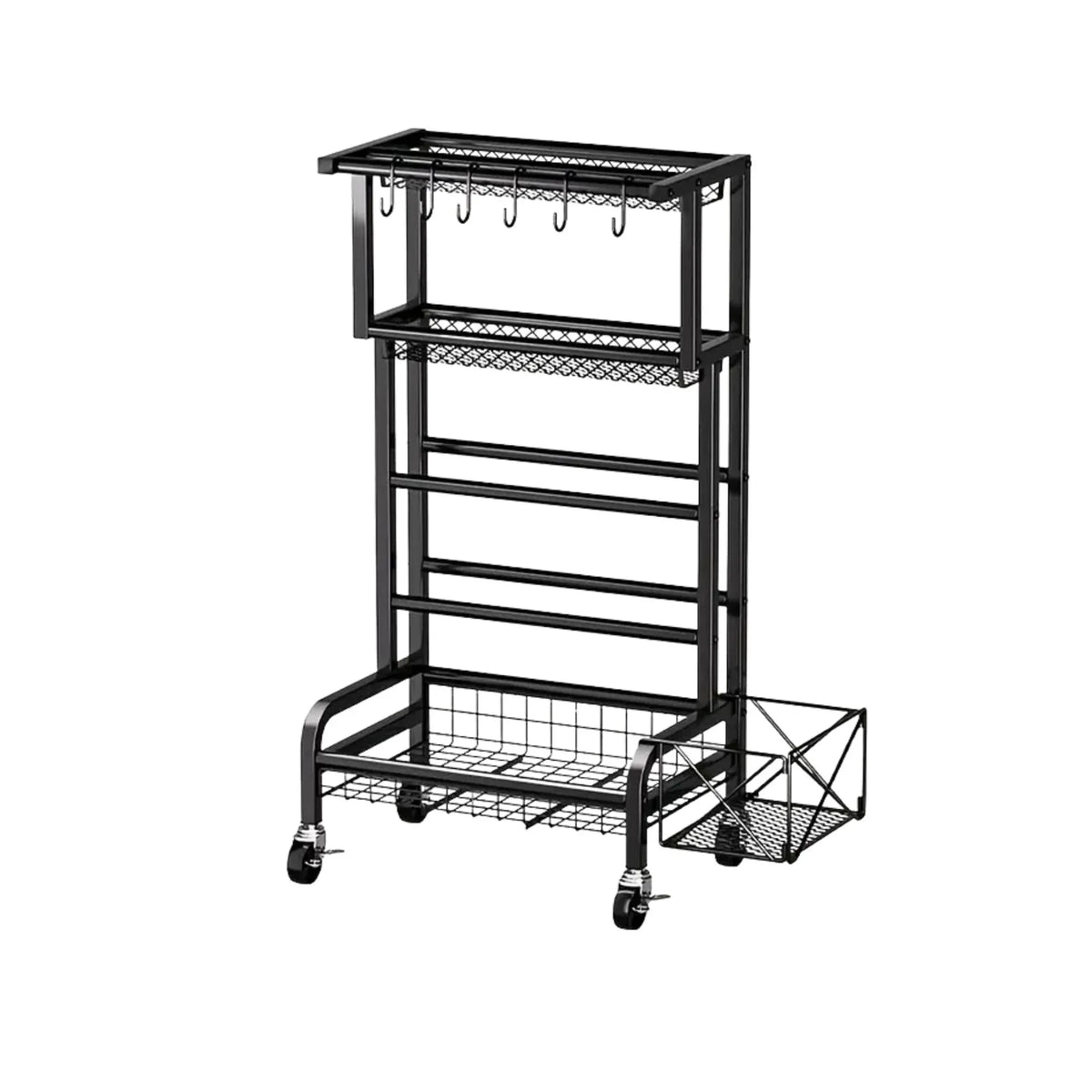 Social Hike Gym Equipment Storage Rack on Wheels