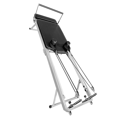 Foldable Pilates Reformer Machine for Home Gym