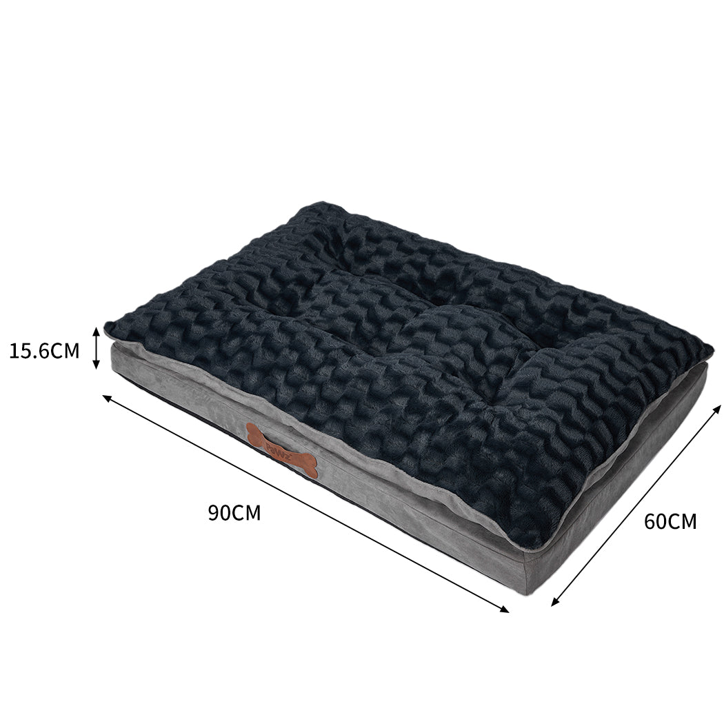 Dog Calming Bed – Soft Plush Medium Pet Bed