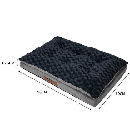 Dog Calming Bed – Soft Plush Medium Pet Bed